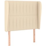 vidaXL Vzglavje z ušesi krem 83x23x118/128 cm blago, (20953718) Cene