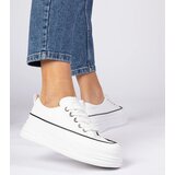 Gemre White women's high-sole sneakers Selina | ePonuda.com