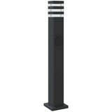  Zunanja talna svetilka z vtičnico 3 kosi črna 80 cm aluminij, (5000272917) | Shoptok.si