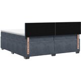  Boxspring krevet s madracem Tamnosiva 200 x 200 cm Baršun | shoptok.hr