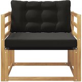  Set vanjskih sofa Čvrsto drvo akacije i Textilene Bijela | shoptok.hr