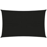 vidaXL Senčno jadro 160 g/m² črno 4x6 m HDPE, (20965439) Cene