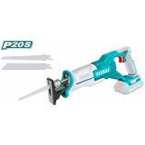 Total Akumulatorska sabljasta pila 2800rpm/20V/2.0Ah-7.5Ah/P20S (SET Baterija 1x2Ah, Punjač) (TRSLI11521) | shoptok.hr