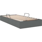  Krevet s od storage s madracem Tamno siva 90 x 190 cm tkanina | shoptok.hr