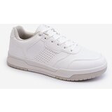 EVENTO Men's White Faux Leather Sneakers Radikalle | Shoptok.si