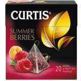 Curtis summer berries - biljni čaj sa komadićima voća i aromom maline, 20x1.7g Cene'.'