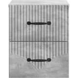  Stenski nočni omarici 2 pcs Betonsko siva 34,5 x 33 x 40 cm, (5000209969) | Shoptok.si