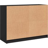  Komoda crna 102x37x75,5 cm od konstruiranog drva | shoptok.hr