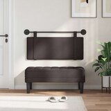  Držeće uzglavlje Zidne Tamno smeđa 110 x 55 x 5 cm tkanina - Tamno smeđa 100 cm bez LED svjetla | shoptok.hr