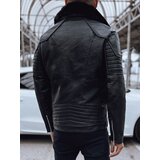 DStreet Men's leather jacket black | shoptok.hr
