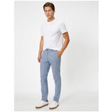 Koton Men's Blue Poplin Chino Pants | shoptok.hr