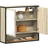 vidaXL Kupaonski ormarić s ogledalom sonoma hrast 65x20x60 cm Cijene