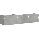  Zidni ormarići 2 kom boja siva betona 75x18x16,5 cm drveni | shoptok.hr