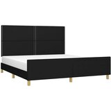  Okvir kreveta bez madraca crni 180x200 cm od tkanine | shoptok.hr