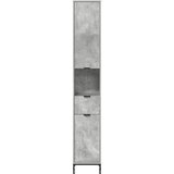  Kupaonski ormar s ladicama Betonski sivi 31,5 x 33 x 190 cm | Eponuda.ba