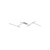 Rabalux plafonjera negan led 40W srebrna (71020) Cene