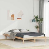  Krevetna konstrukcija s bočnim stolovima Prirodna 160 x 210 cm | shoptok.hr