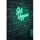Wallity Zidna LED dekoracija Shit Happens, 375 cm, IP67, 12V, Zelena Cene