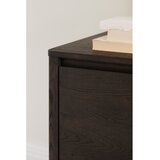 Rowico Komoda v hrastovem dekorju v temni naravni barvi 180x70x40 cm Melstone – | Shoptok.si