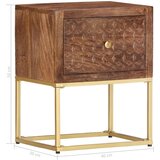 vidaXL Nočna omarica 40x30x50 cm trden mangov les | Shoptok.si