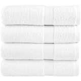  Ručnici za kupanje SOLUND 4 kom bijeli 100x150 cm 600 gsm | shoptok.hr