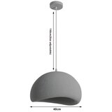 Brilagi Luster na kablu WABI SABI 1xE27/60W/230V prečnik 40 cm siva Slike
