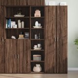  Visoka komoda boja smeđeg hrasta 40x41x185 cm konstruirano drvo | Eponuda.com