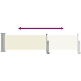  Uvlačiva bočna tenda za terasu 60 x 300 cm krem | shoptok.hr