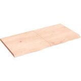 Maison Chic Stenska polica - Viseča Polica 120x60x(2-4) cm neobdelana trdna hrastovina, (21784753) Cene