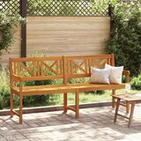 vidaXL Vrtna klop Rjava 180 x 56 x 90cm Trden akacijev les | Shoptok.si