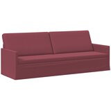 SOFA za 3 osobe Vinska crvena 220 x 81 x 82 cm Tkanina Slike