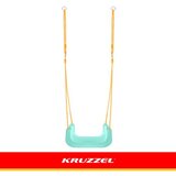 Kruzzel Dječja ljuljačka 3 u 1, krem ​​i tirkizna | shoptok.hr