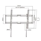 Stell nagibni zidni nosač 37" - 80" SHO 5410 | shoptok.hr