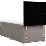  Krevet s oprugama i madracem smeđesivi 100 x 200 cm od tkanine | shoptok.hr
