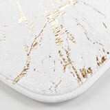 Douceur d intérieur Bijela/u zlatnoj boji kupaonska prostirka 45x75 cm Aquamarbre – | shoptok.hr