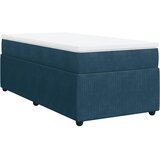 Box spring krevet s madracem tamnoplavi 80 x 200 cm baršunasti | shoptok.hr