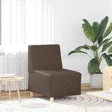  Modularna sofa bez naslona za ruke smeđa 55 cm umjetna koža - Smeđa 1 Cijene