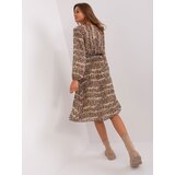 Italy Moda Dress-DHJ-SK-10536N-5.03P-black-beige | Shoptok.si