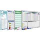 eurokraft pro Individualno potiskana bela tabla, jeklo, potiskano s sublimacijo, ŠxV 3000 x 1200 mm | Shoptok.si