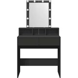  Toaletni stolić s LED svjetlima crni 80 x 41 x 144,5 cm | Eponuda.ba