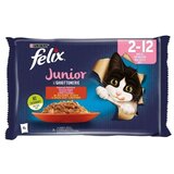 Purina sosić za mačiće felix le ghiottenerie, govedinina i piletina u želeu, 4x85g Cene