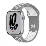 Apple Watch Sport Silicone Strap gray white S/M 38/40/41mm kaiš za sat Cene