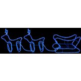  Božićni sob i sanjke vanjski s 576 LED žarulja | shoptok.hr