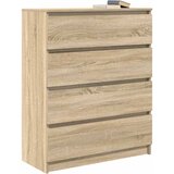  Komoda boja hrasta sonome 80x35x99 cm konstruirano drvo | shoptok.hr