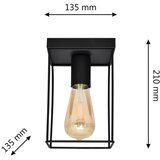  plafonska svetiljka finn 1xE27/15W/230V crna | Eponuda.com