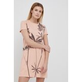 Desigual Pamučna haljina boja: ružičasta, mini, ravna | shoptok.hr