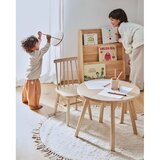 Kave Home Dječja biblioteka od masivnog bora u prirodnoj boji 59,5x69,5x23 cm Adiventina – | shoptok.hr