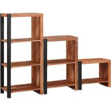  Polica 3 pcs Smeđa 50 x 30 x 110 cm Čvrsto drvo akacije | shoptok.hr
