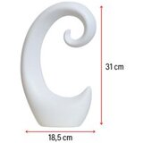WALLXPERT decorative object figura snail white | ePonuda.com