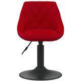 Maison Chic Jedilni stoli - Vzorci stoli vinsko rdeč žamet A166, (22032193) Cene